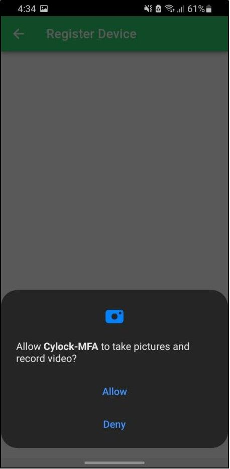 Allow Permission- CyLock